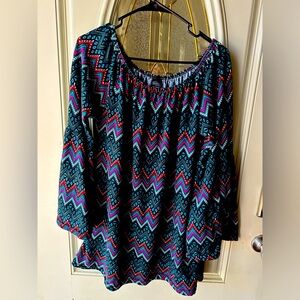 Tunic belle sleeve tunic L-XL